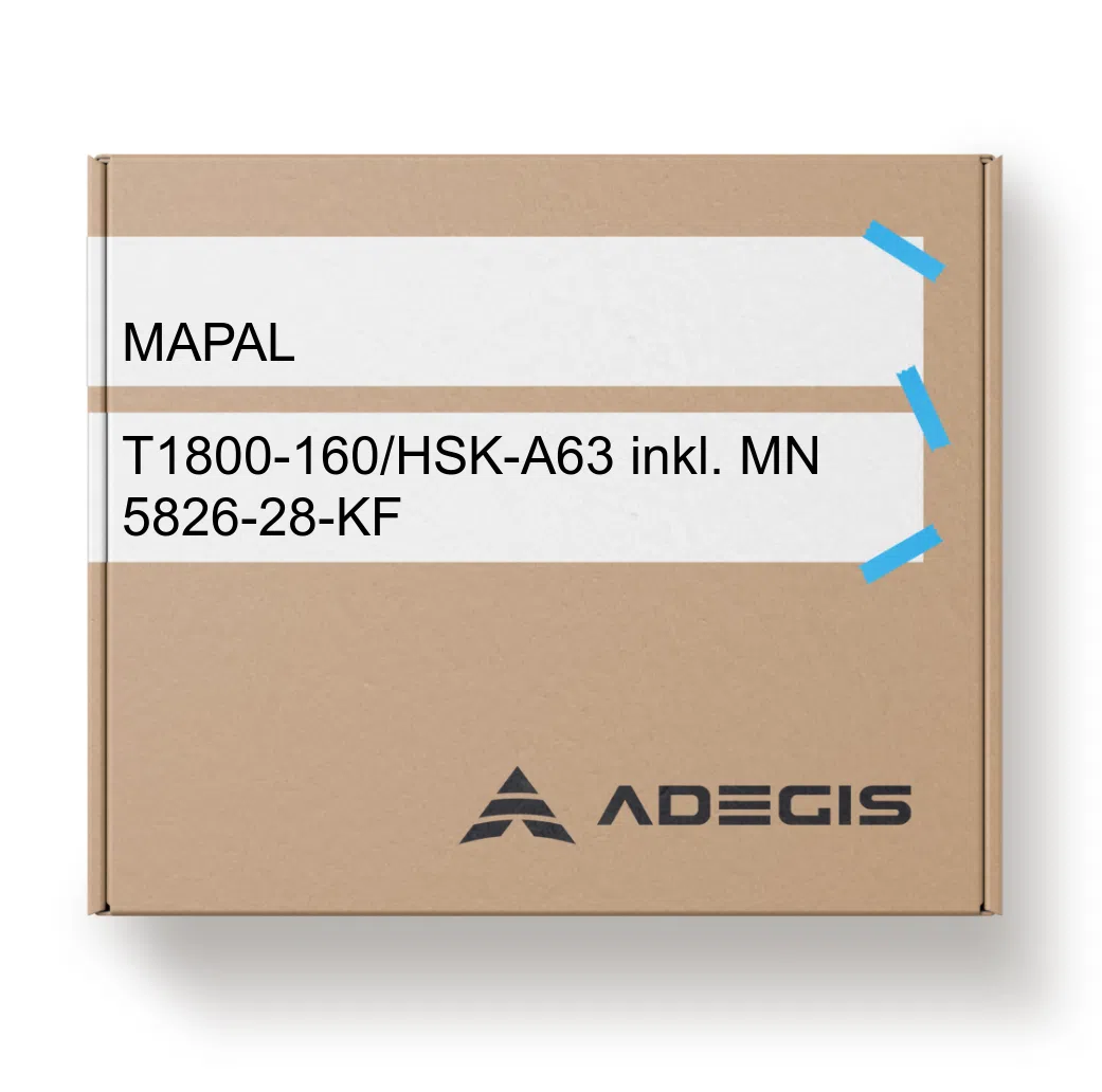 Order T1800-160/HSK-A63 inkl. MN 5826-28-KF MAPAL | ADEGIS