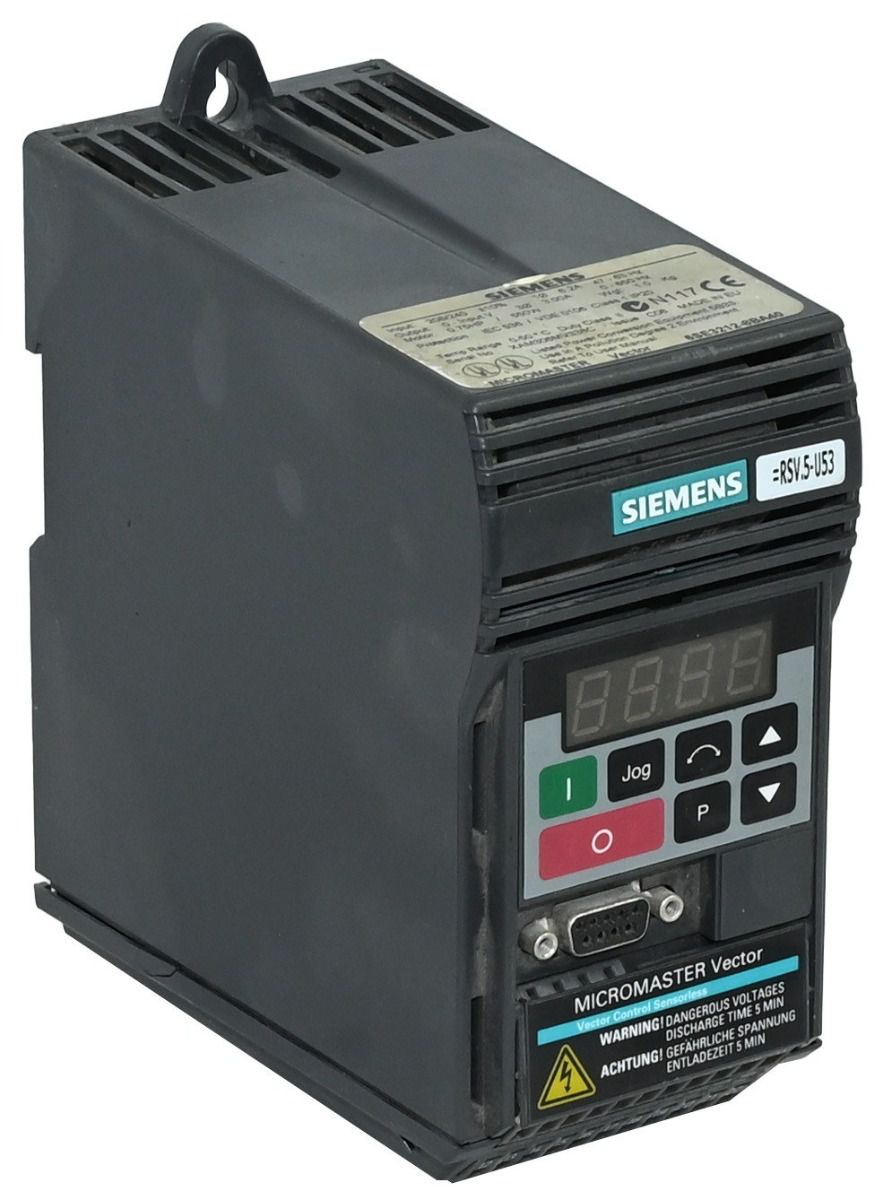 Siemens 6se3212-8ba40 Micromaster Vector MMV55 Drive — VFDs & Frequency Converters