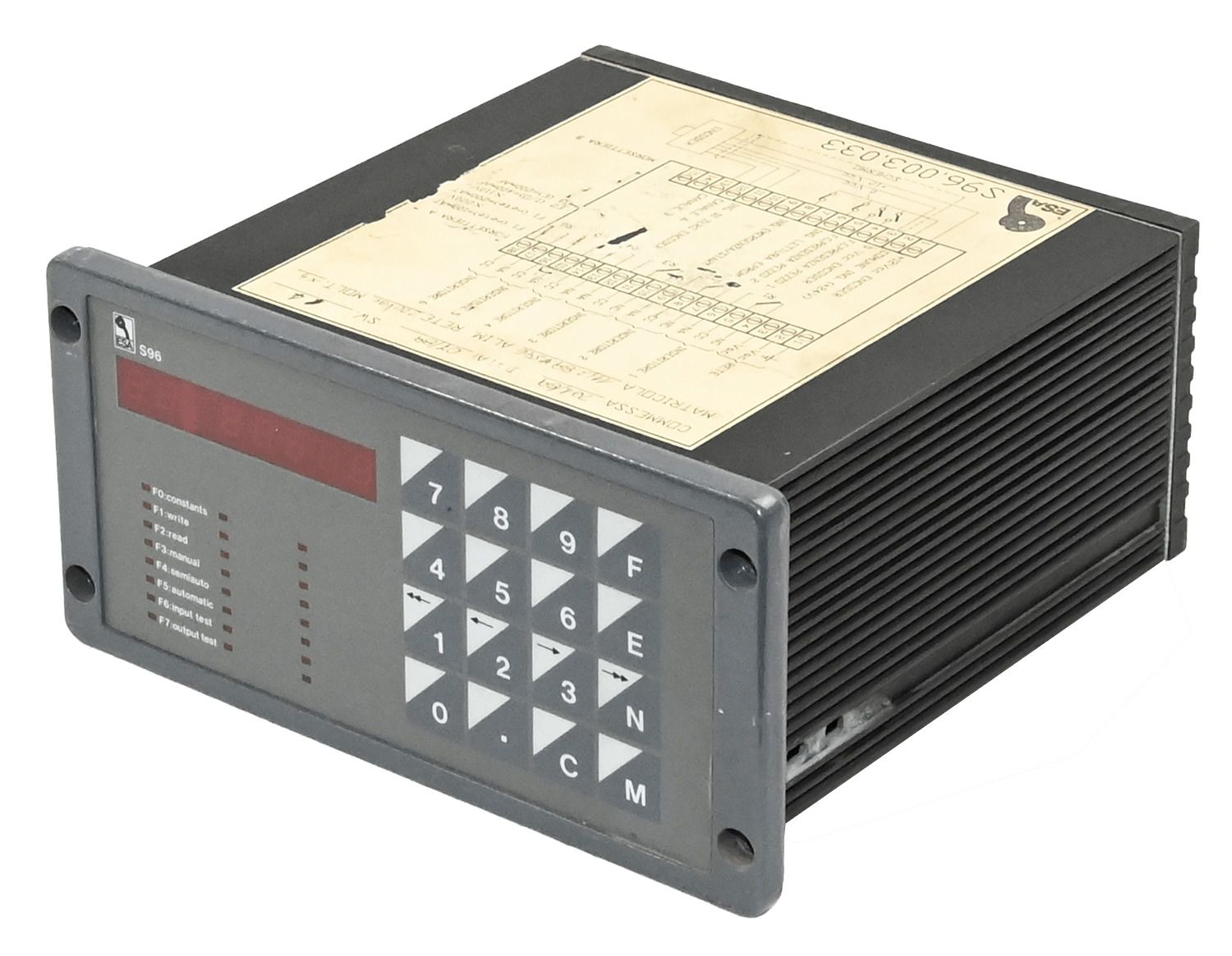 Esa S96.003.033 S96.003.033 – Compact Operator Panel for Industrial Control and Automation Systems — Electric Motors