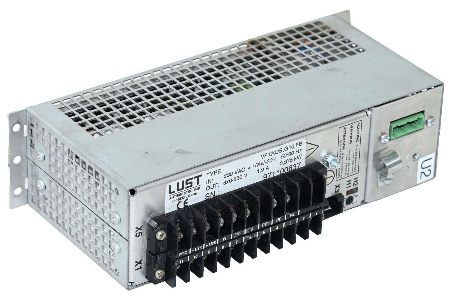Lust VF1202S.G10.FB VF1202S,G10,FB Servo Drive — Frequenzumrichter