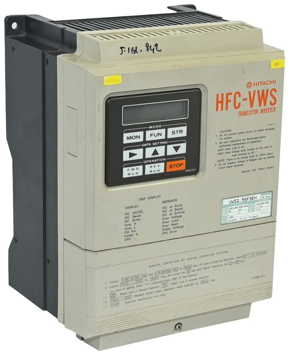 VWS2.5SF3EH HITACHI, Variadores y convertidores de frecuencia